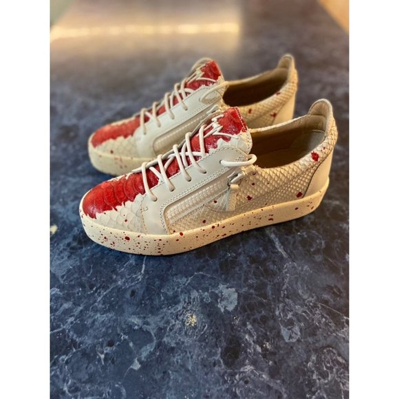 Giuseppe Zanotti Splash Paint Low Top Sn - Picture 2 of 7